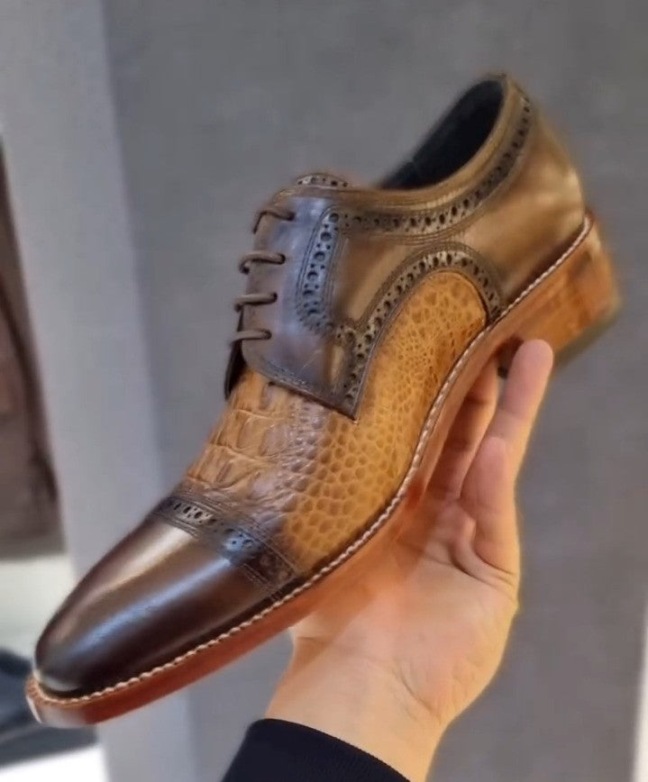 Men's Handmade Cowhide Leather Shoes