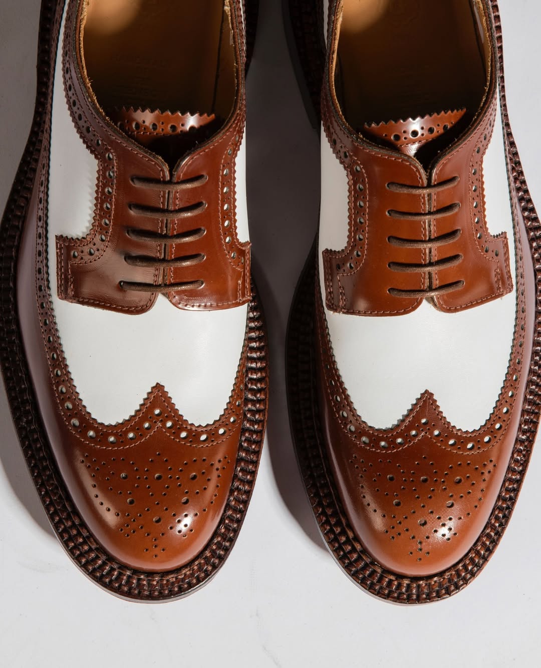 Elegant Two-tone Calfskin Shoes