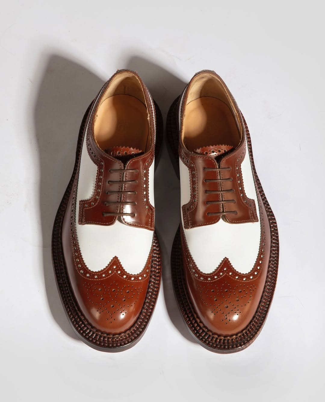 Elegant Two-tone Calfskin Shoes