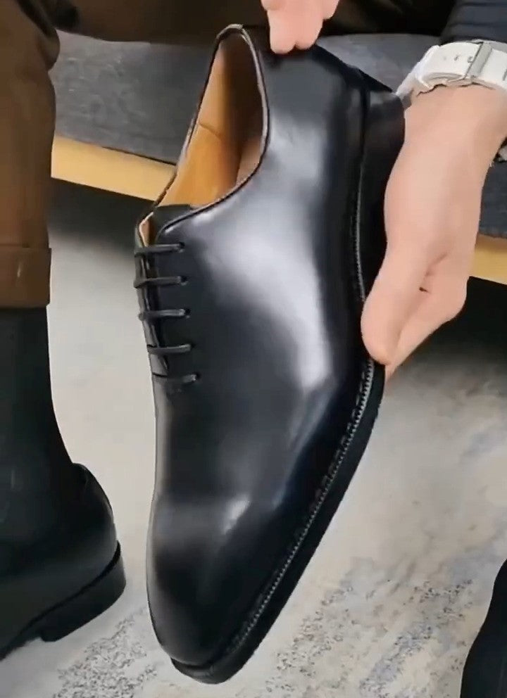 Men's Stylish Classic Black Dress Shoes