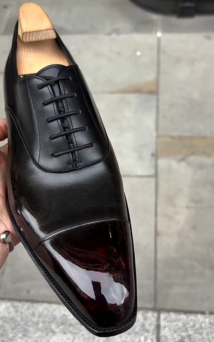 Genuine Men's Hand Polished Oxford Shoes