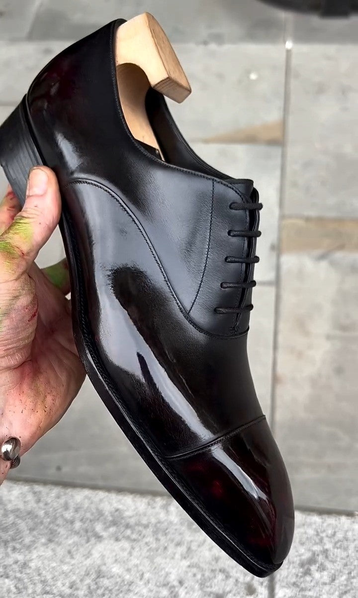 Genuine Men's Hand Polished Oxford Shoes