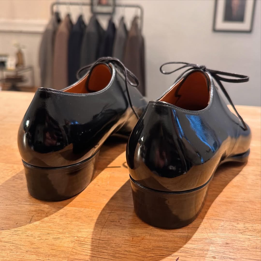 Men's Handmade Classic Black Leather Shoes