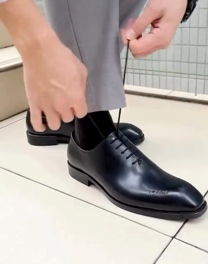 Men's Classic Black Oxford Shoes