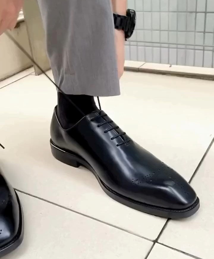 Men's Classic Black Oxford Shoes