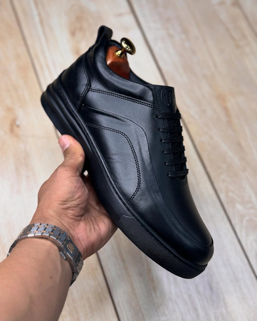 Men's Solid Color Leather Casual Shoes