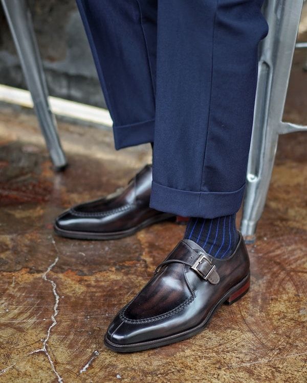 Single Monk Strap Shoes