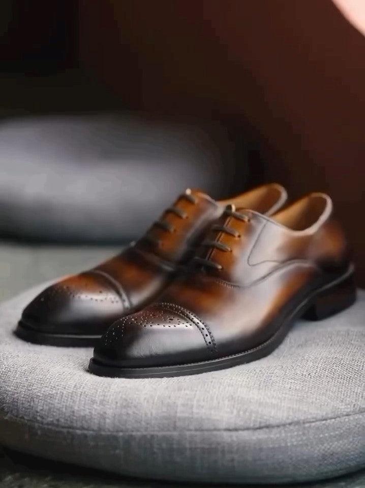 Men's Handmade Gentleman Leather Shoes