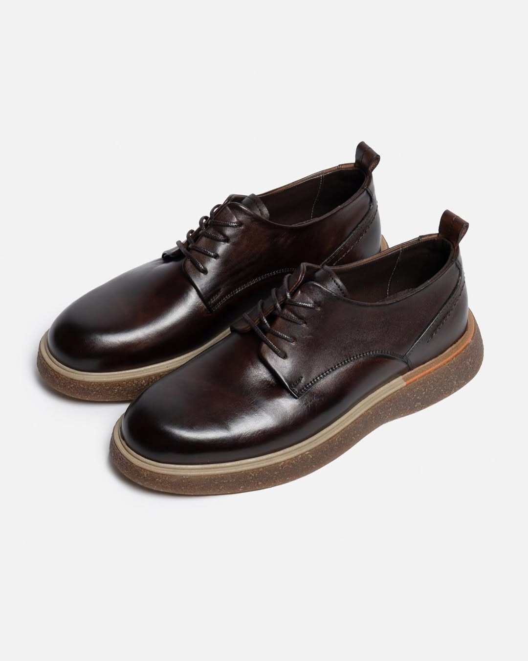 Classic Men's Derby Leather Shoes