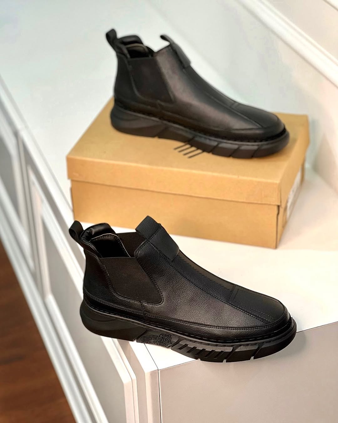 Men's Leather Ankle Boots