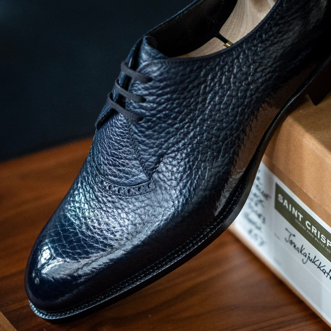 Genuine Leather Men's Handmade Derby Shoes