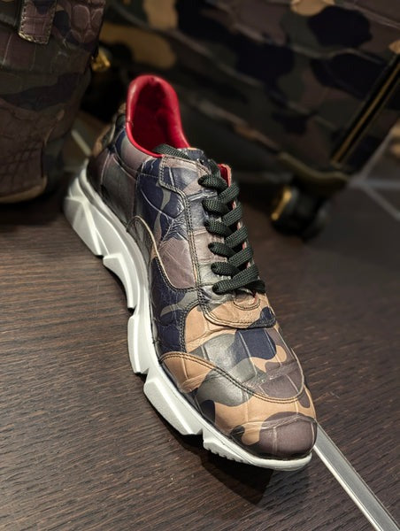 Sneakers - Camouflage Crocodile