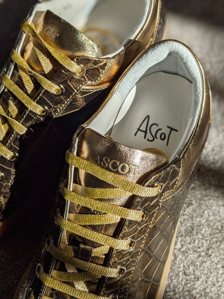 Sneakers - Deep Gold Alligator