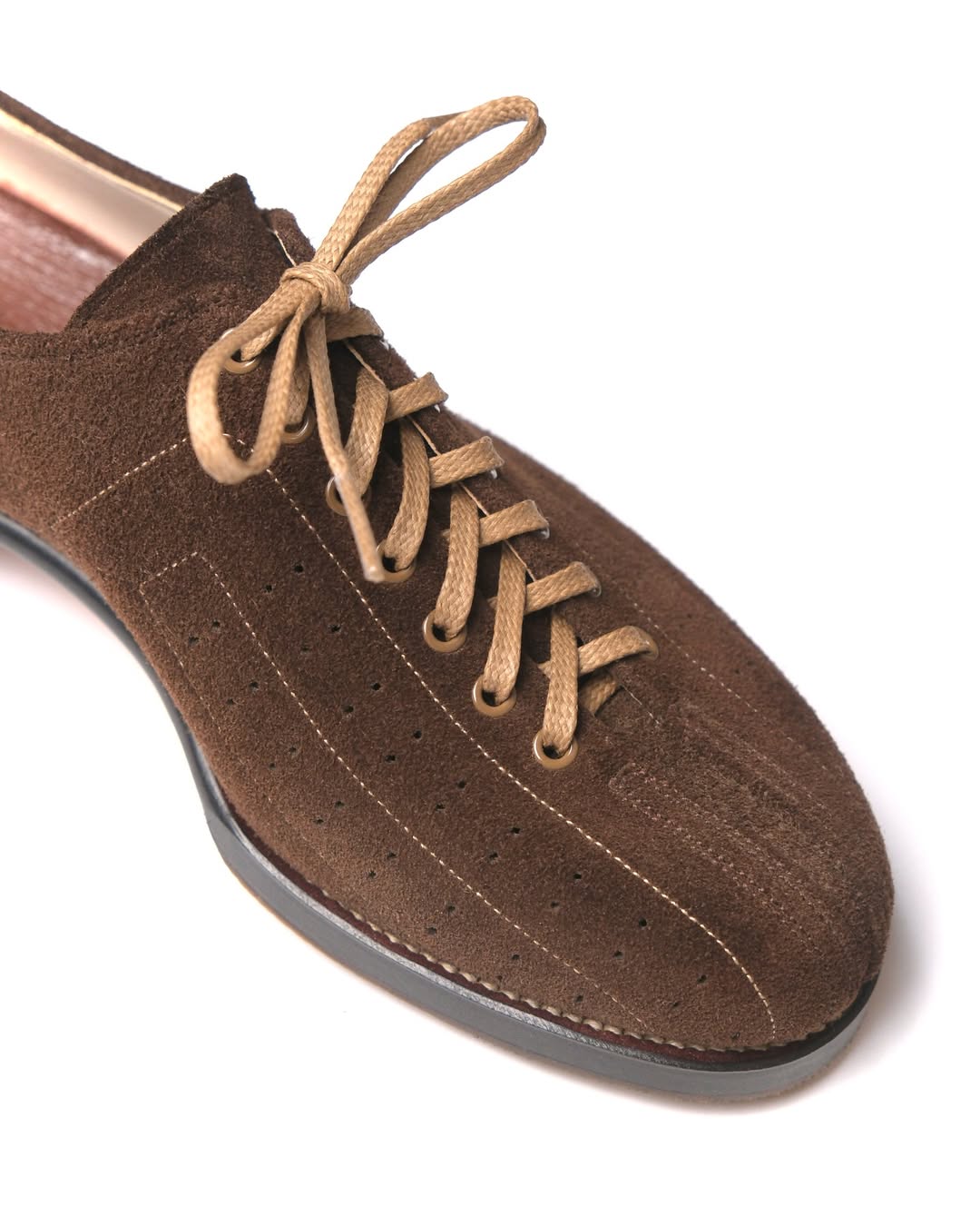 Mens Brown Suede Casual Shoes