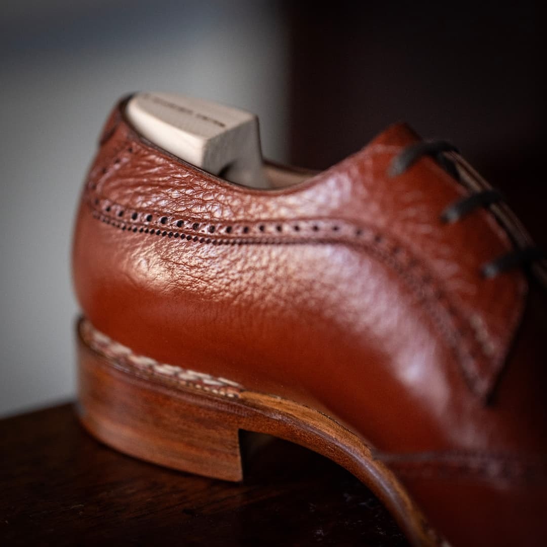 Brown Calfskin Men's Shoes