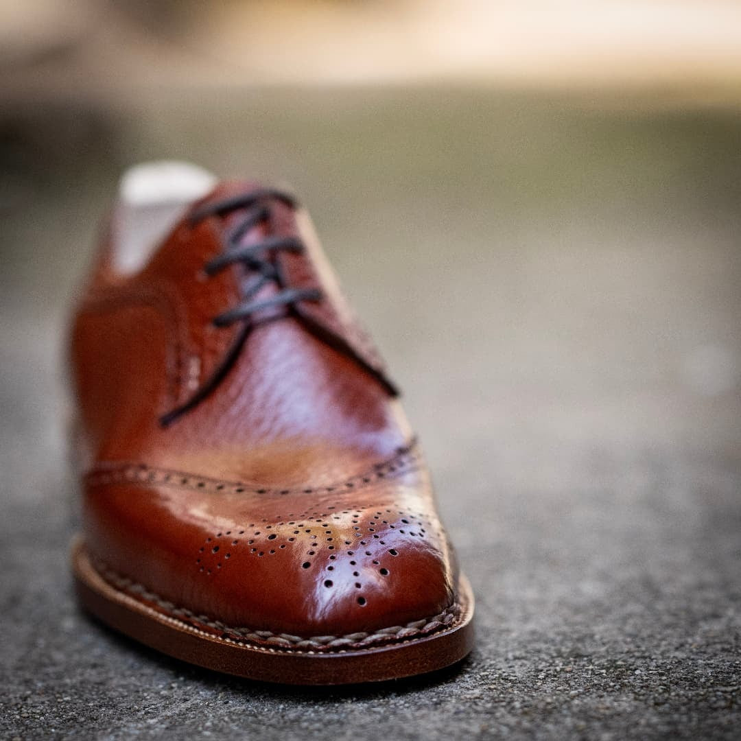 Brown Calfskin Men's Shoes