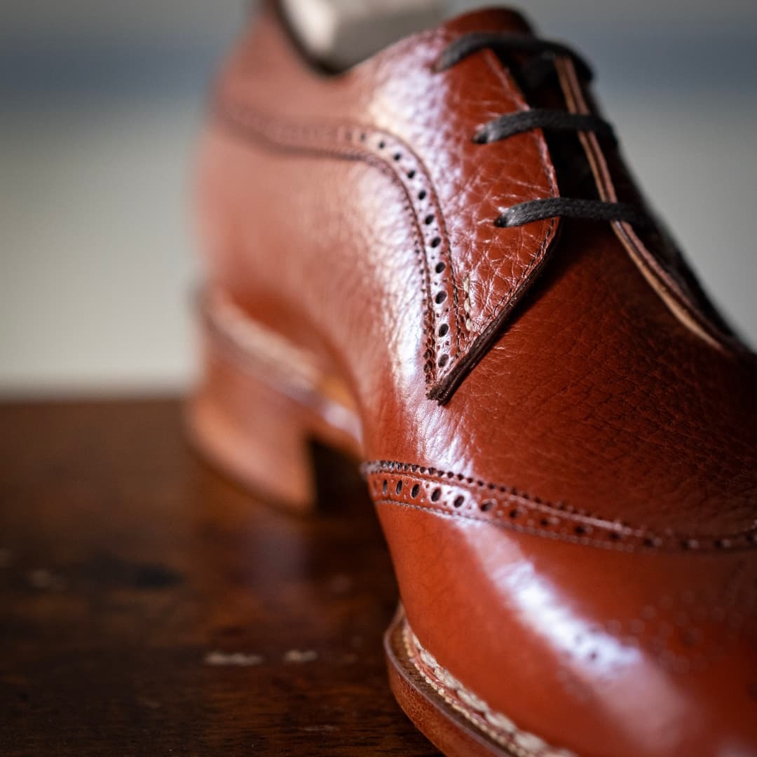 Brown Calfskin Men's Shoes