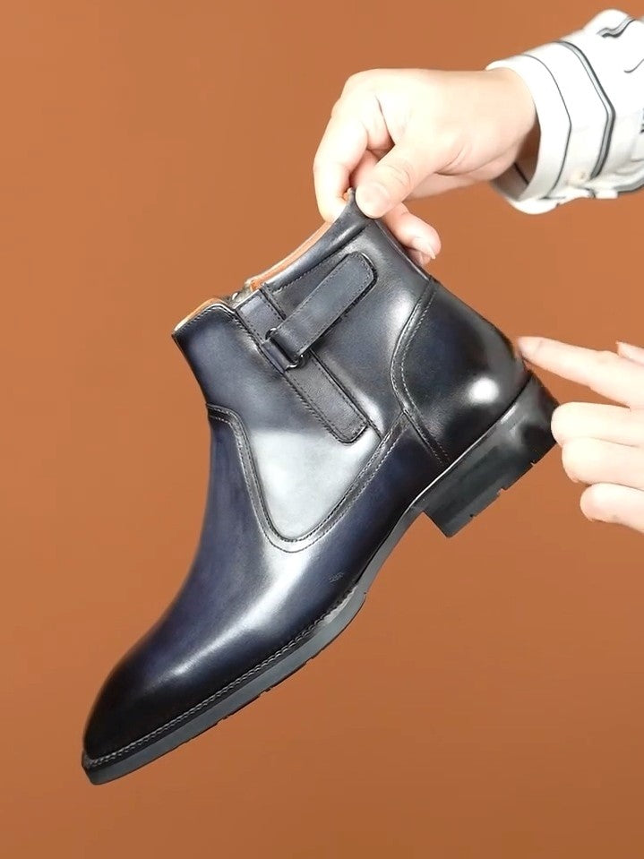 Men's Handmade Formal Leather Boots.