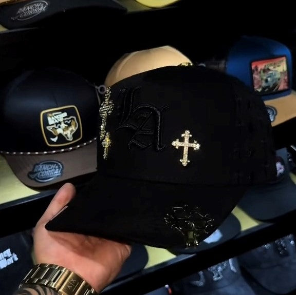 Gold Chrome Adjustable Cap