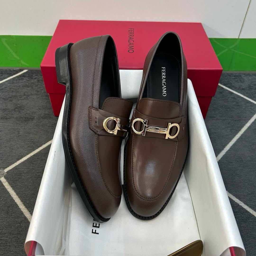 Men's Black Leather Genuine Leather Casual Shoes