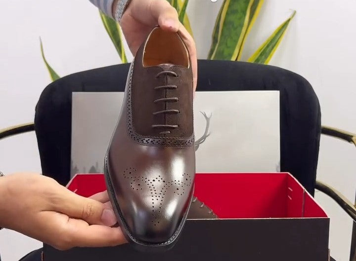 Men's Semi-suede Leather Shoes