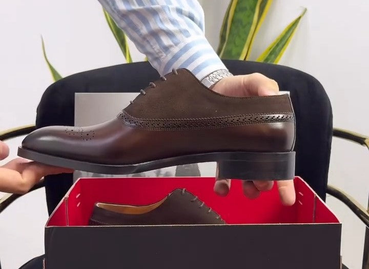 Men's Semi-suede Leather Shoes