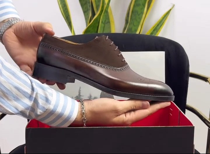 Men's Semi-suede Leather Shoes