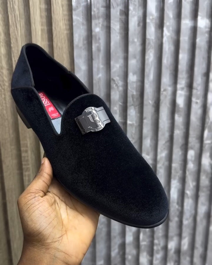 Black Luxury Suede Loafers
