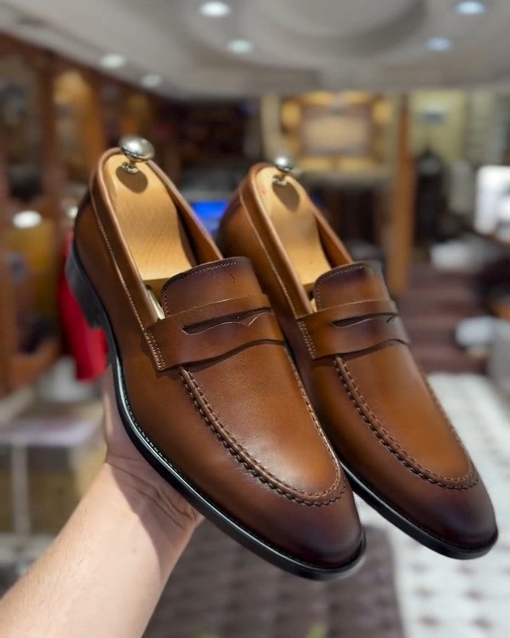 Brown Classic Loafers