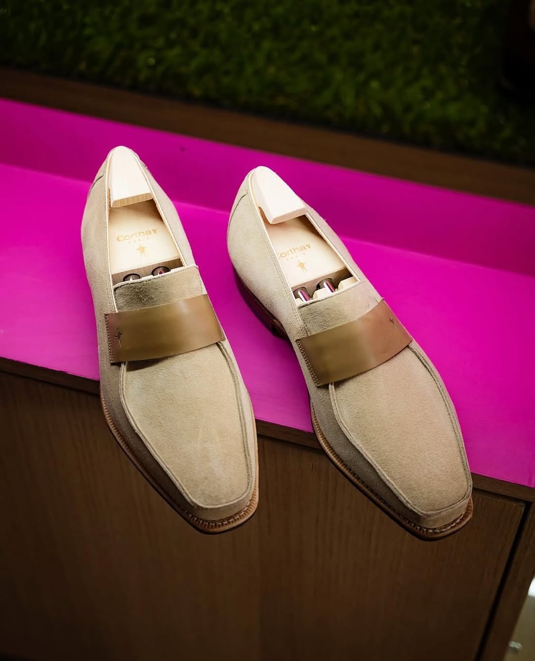 Khaki Suede Loafer