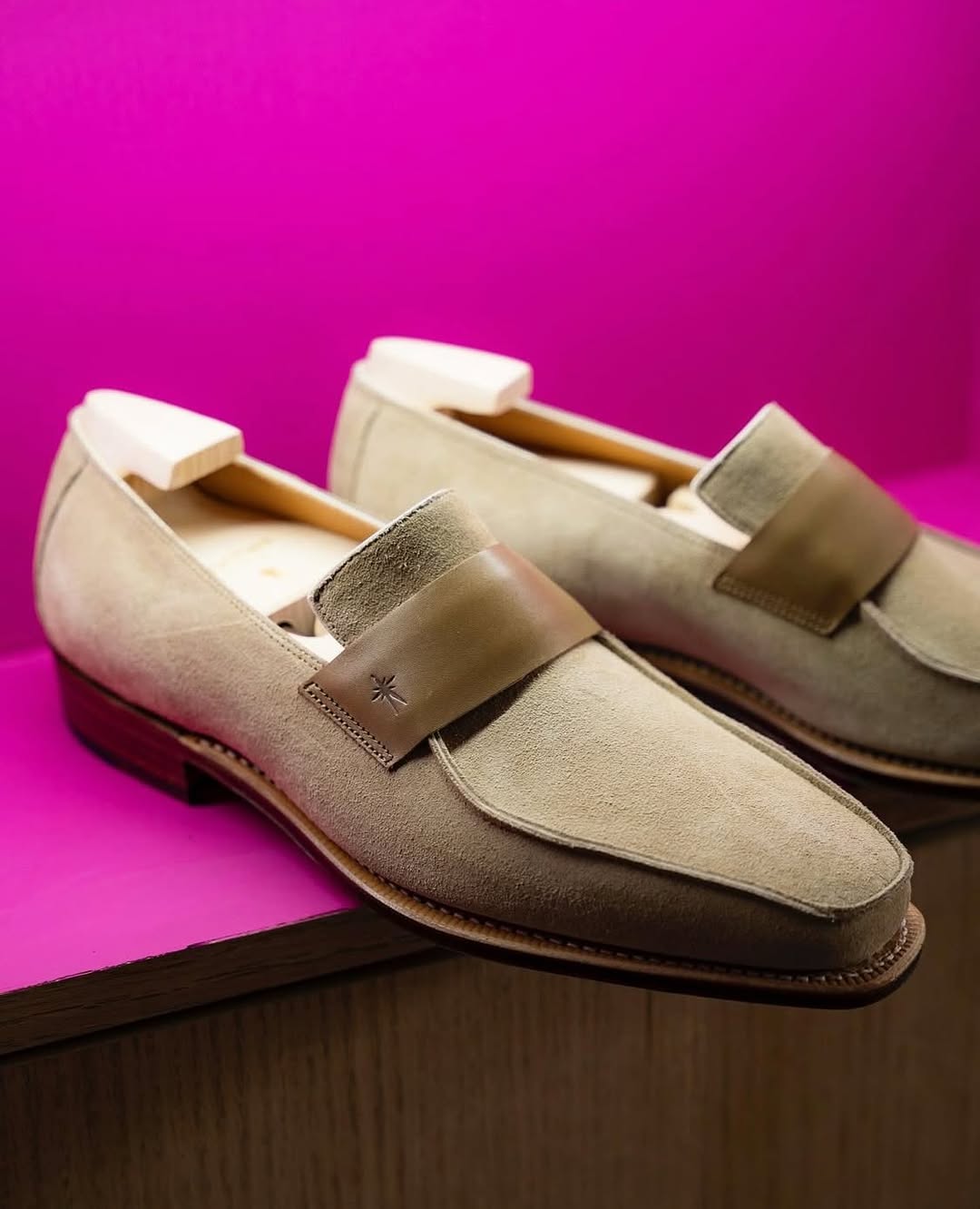 Khaki Suede Loafer