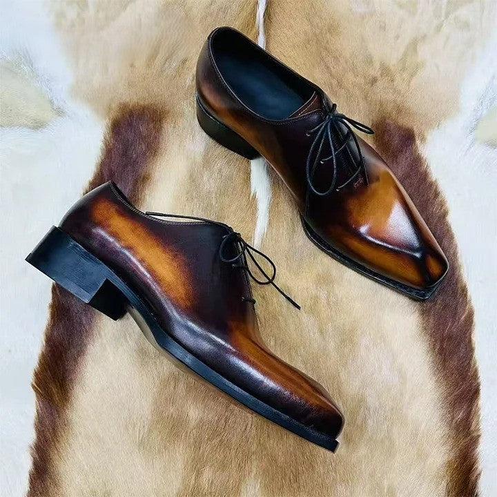 Men's French Calf Skin Dress Shoes/Oxford Shoes