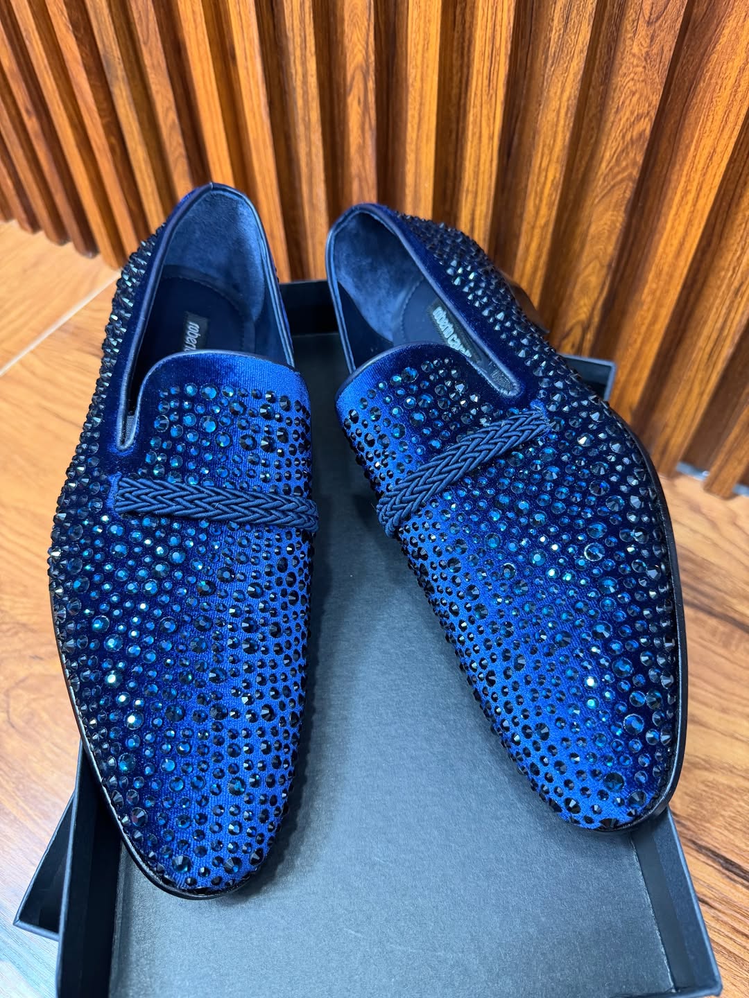 Men's Sparkling Diamond Loafers