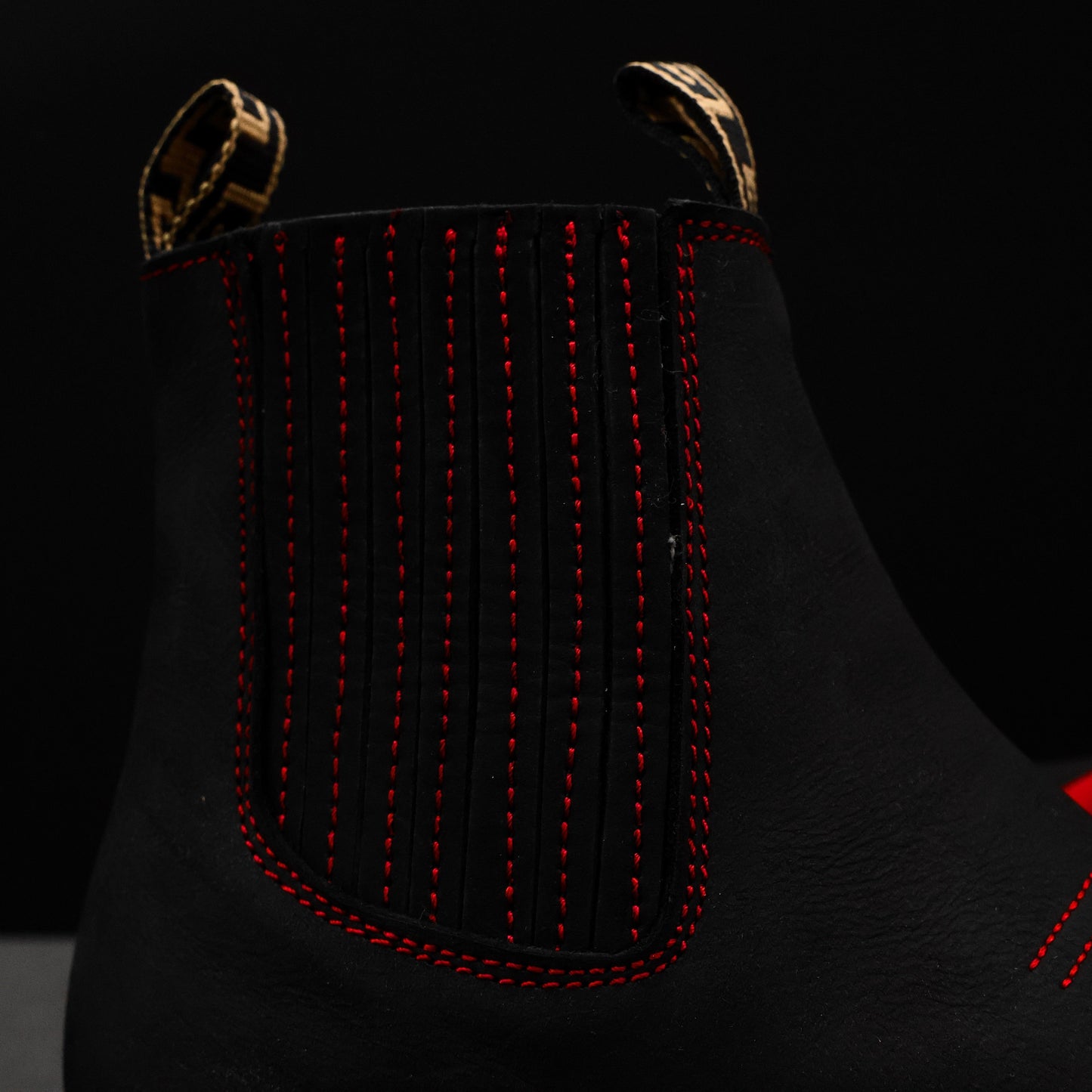 Black Leather Botin - Lightweight Soles Square Toe