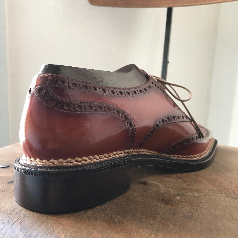 Hand Stitched Sculpted Oxfords
