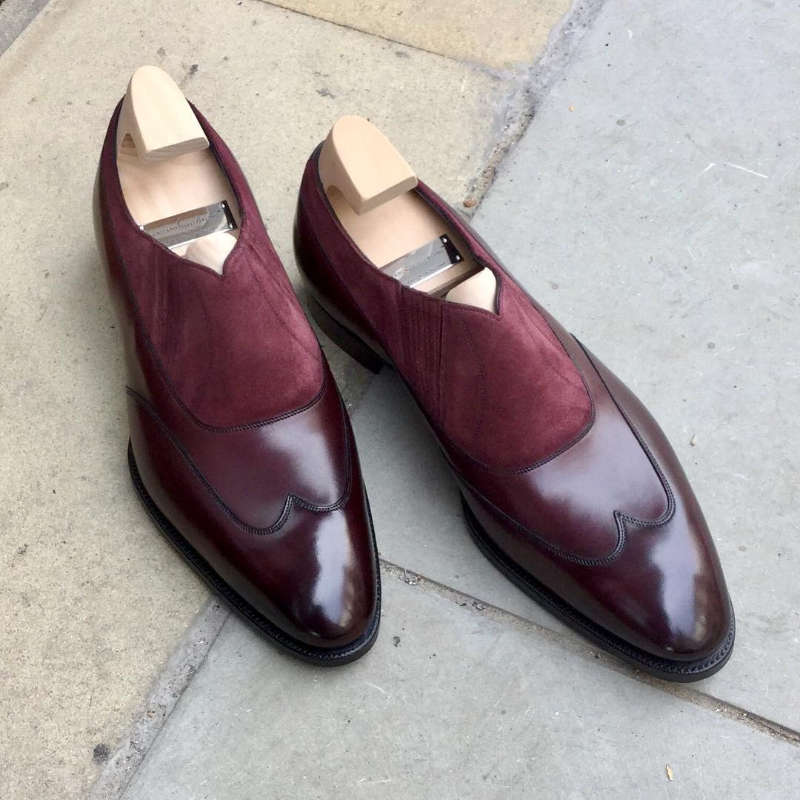 Calf Leather Lace-Up Oxfords
