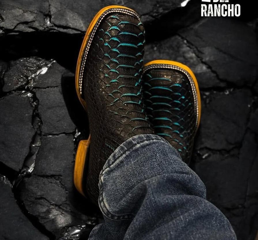Poseidon Crocodile Boots