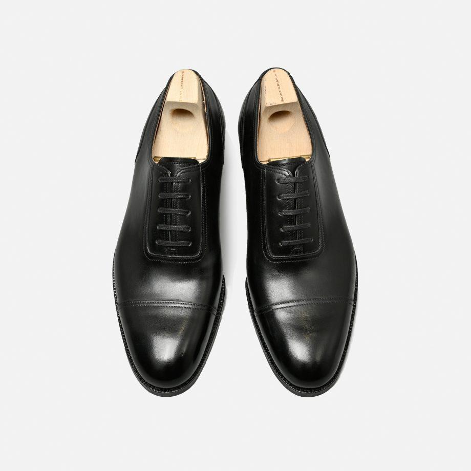 Classic Black Captoe Oxford Shoes
