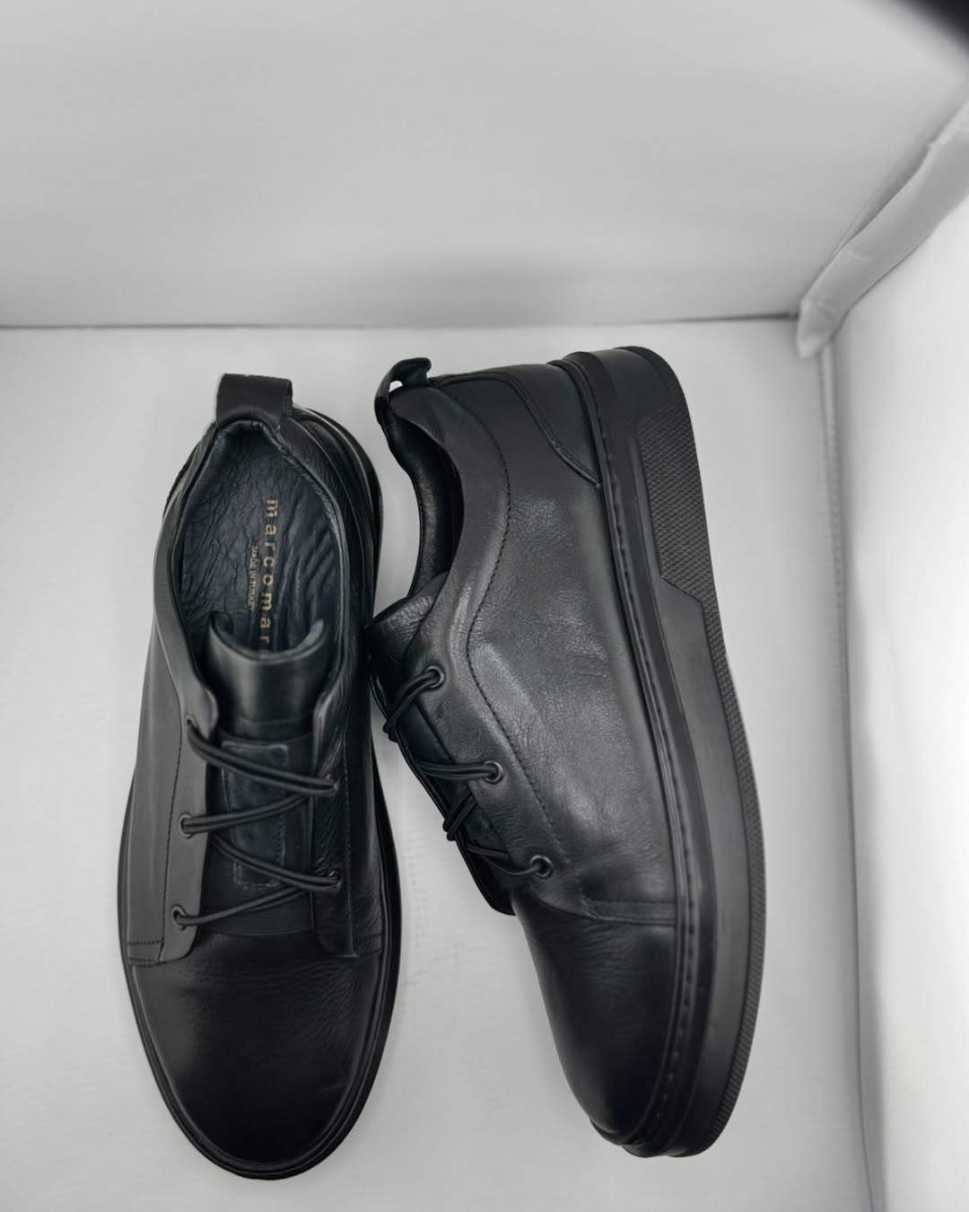 Men's Mark Black Leather Shoes
