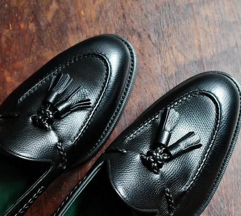 Emerald Green Tassel Loafers