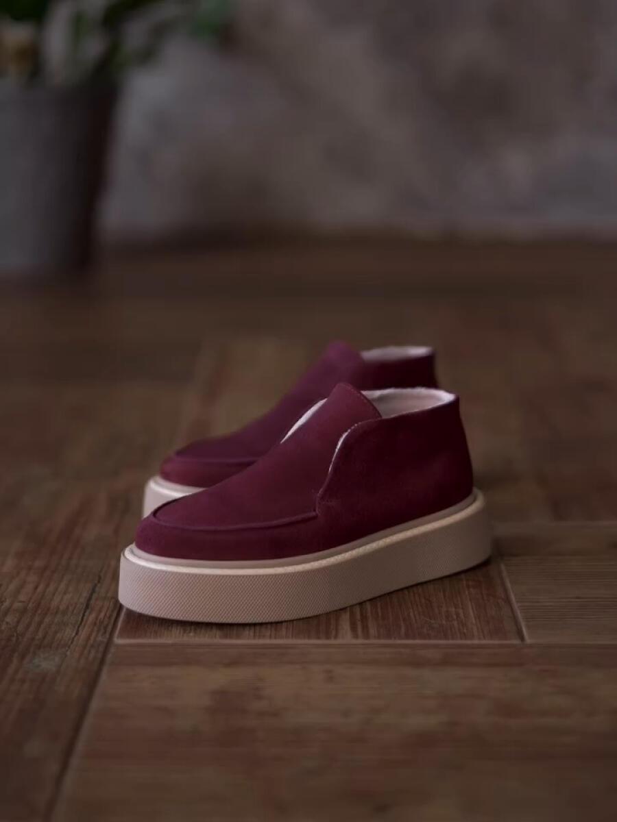 Laceless Thick Sole Loafers