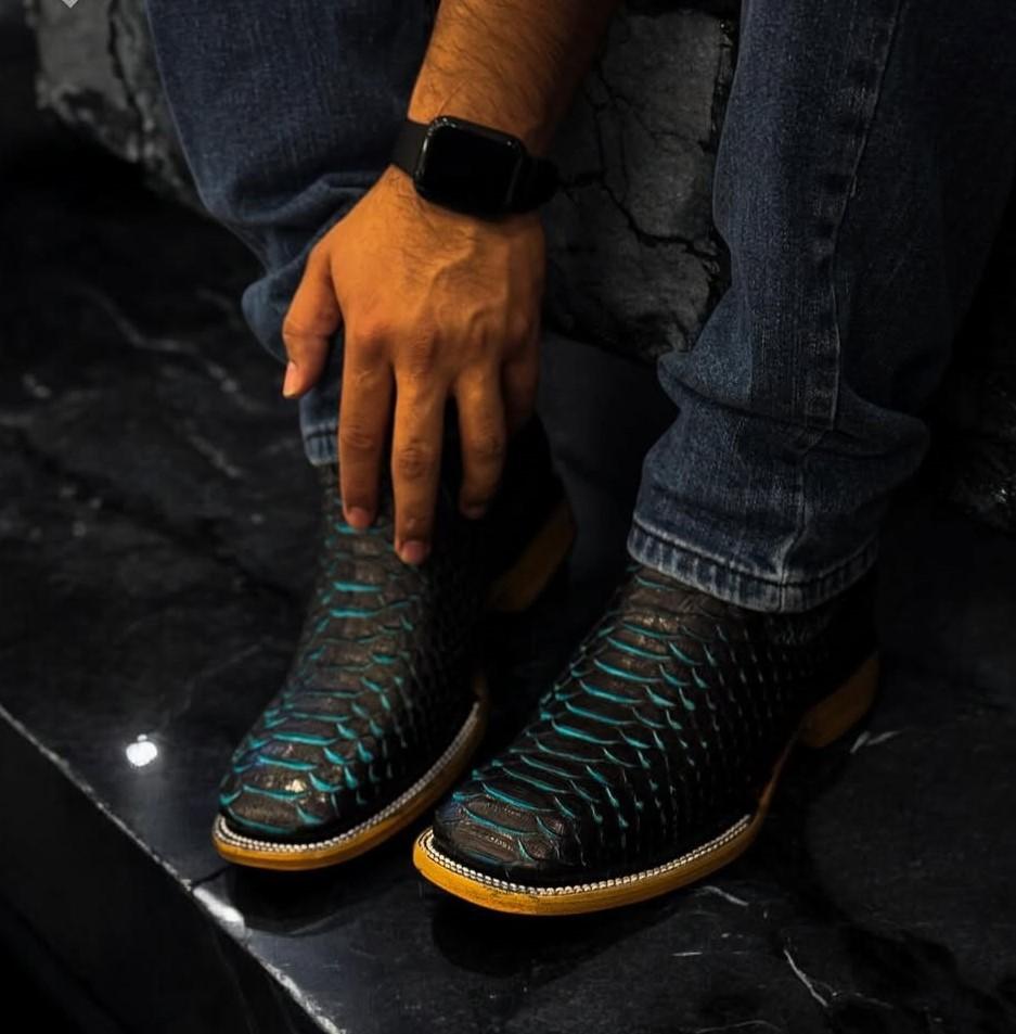Poseidon Crocodile Boots