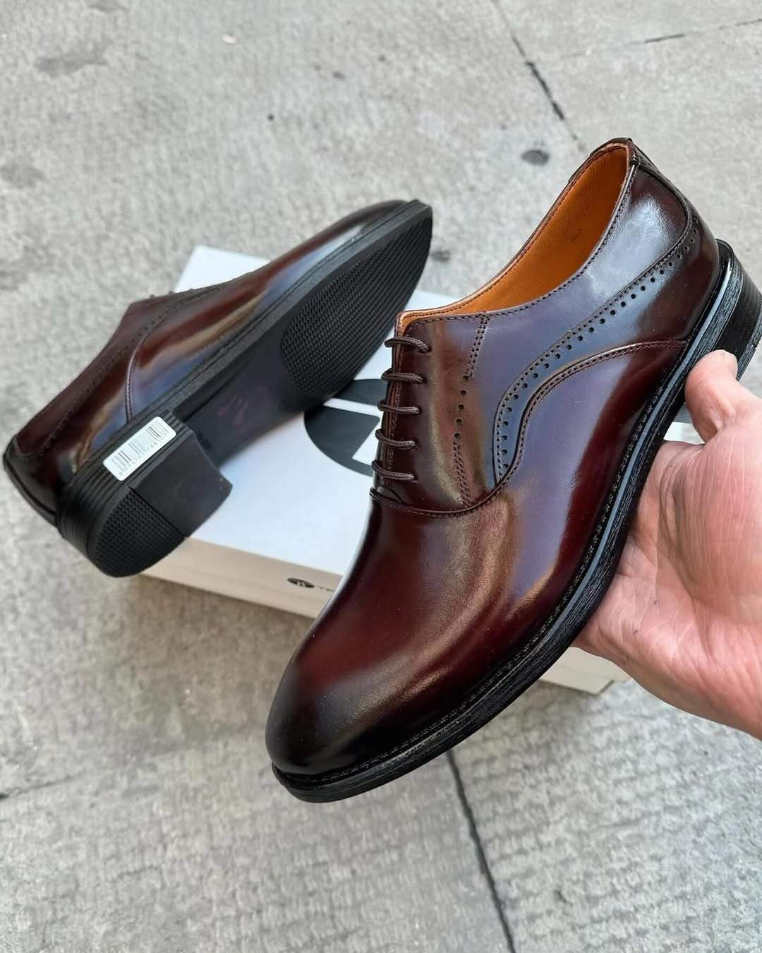 Men's Genuine Leather Formal Oxford Shoes