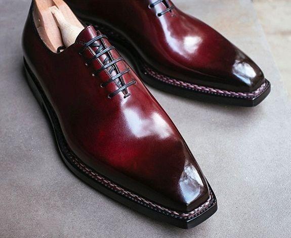 Genuine Handmade Leather Antiqued Oxford Shoes