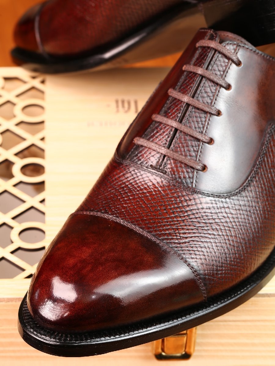 Men's Genuine Leather Formal Oxford Shoes