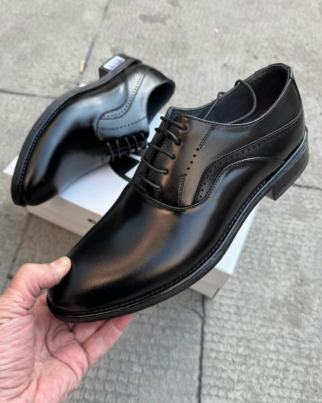 Men's Genuine Leather Formal Oxford Shoes