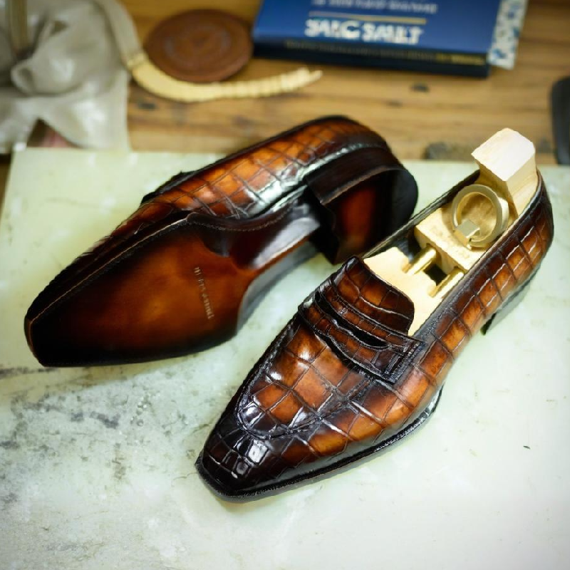 Crocodile Classic Men's Loafers