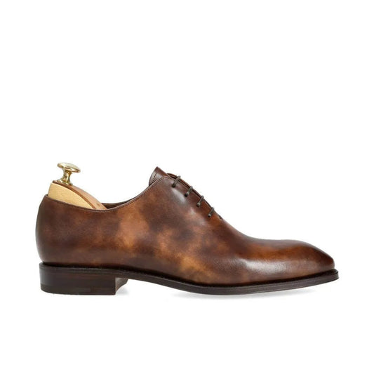 Men's Brown Seamless Oxford Shoes