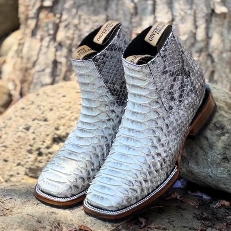 Western Python Cowboy Boots