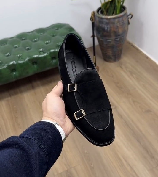 Men's Black Calf Leather Shoes